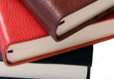 A5/A6 PU Leather Journal Notebook Blank Paper Writing Book Diary 600 Pages