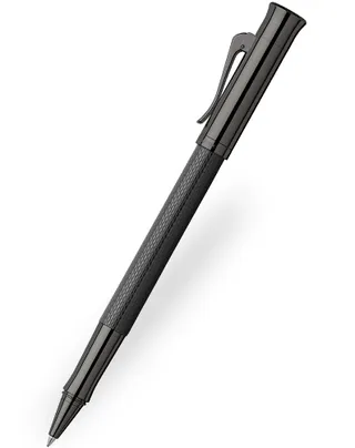 Graf von Faber-Castell Guilloche Black Edition Rollerball Pen
