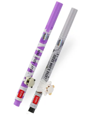 Legami Lovely Friends Halloween Shake Your Bones Spooky Party Set of 2 Gel Pens