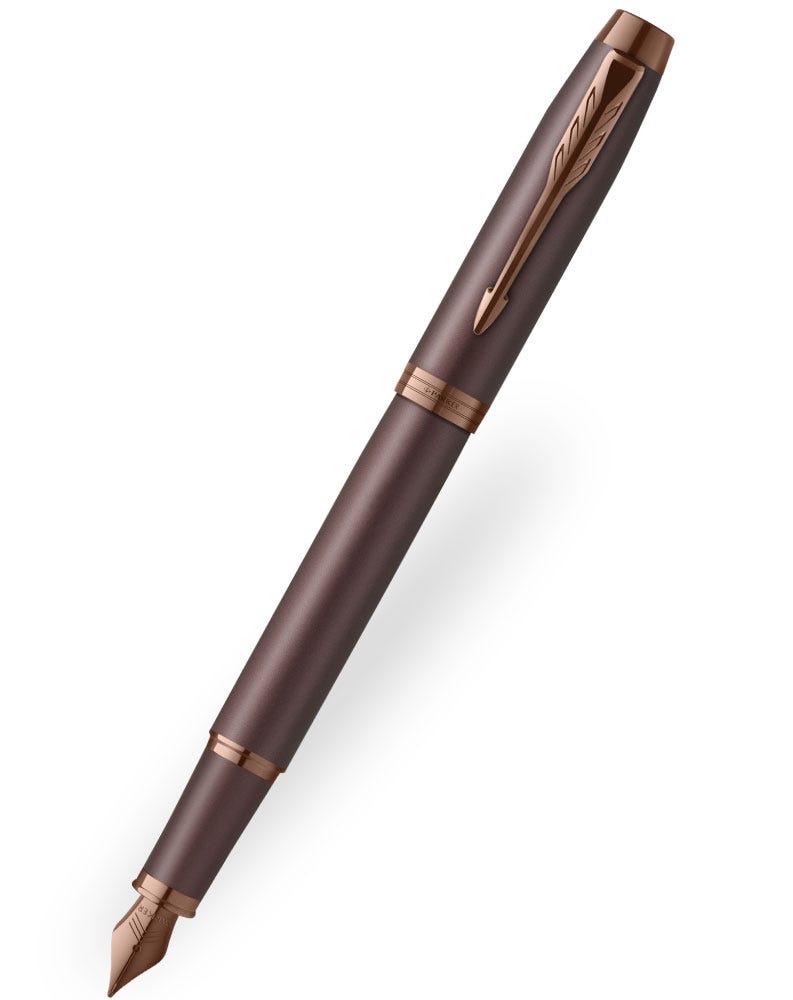Parker IM Monochrome Burgundy Fountain Pen | Pen Heaven