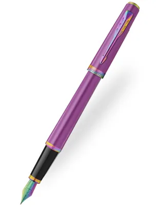 Parker Meridian Grape Rainbow Trim Fountain Pen