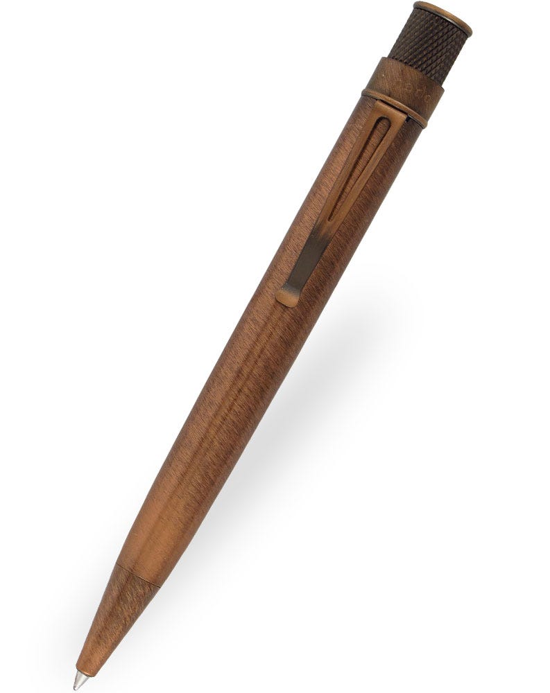 Retro 51 #VRR-1331  Lincoln Vintage Metalsmith Roller Ball Pen  Made of Copper 
