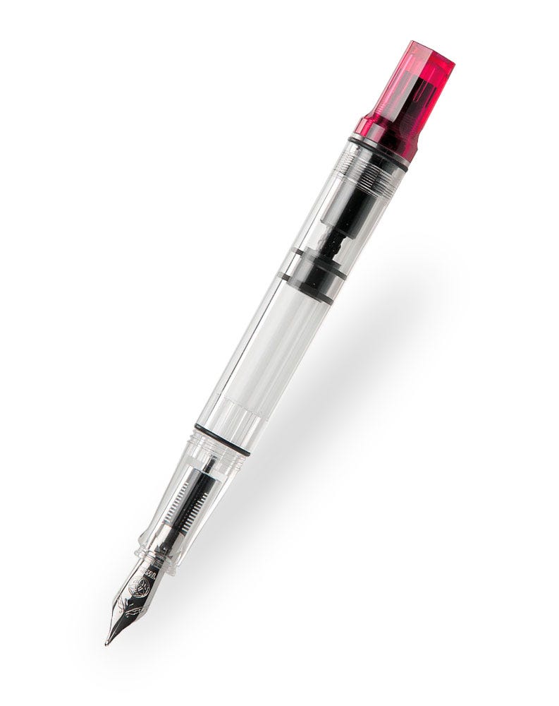 TWSBI ECO Limited Edition Transparent Blossom Red Fountain