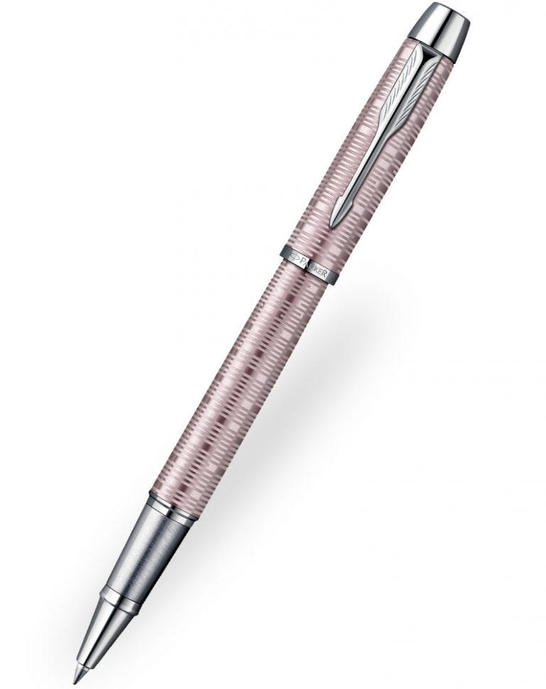 Colours of Summer: Parker IM Premium Pink Pearl Rollerball Pen