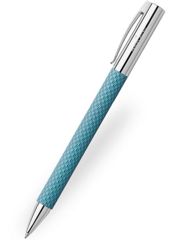 Colours of Summer: Faber-Castell Ambition OpArt Blue Ocean Ballpoint Pen