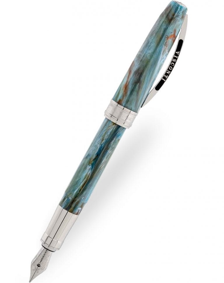 Colours of Summer: Visconti Van Gogh Portrait in Blue Fountain Pen