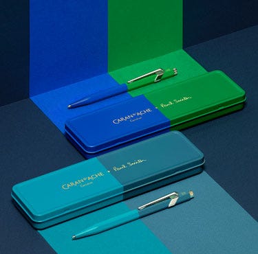 Caran d’Ache x Paul Smith Series 4 Limited Edition 849 Cobalt & Emerald ...