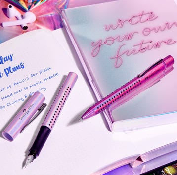 Faber-Castell Grip Glam Fountain Pen, Pearl Fine