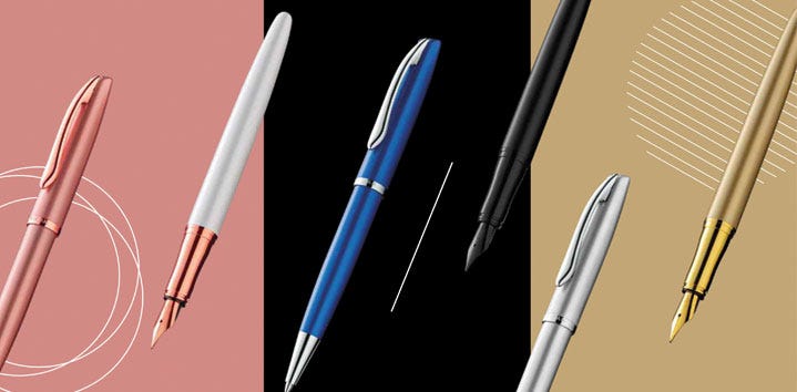 Pen Noble Ballpoint | Jazz Pen Pelikan Silver Elegance Heaven